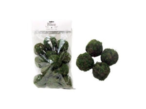 12 Piece Synth Moss Balls