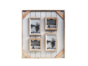4 Photo Wooden Frame