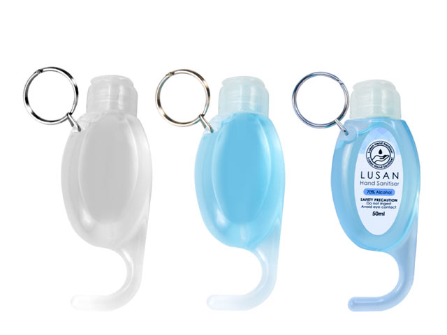 50Ml Lusan Hook Keyring With Flip Cap