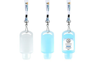 50Ml Sanitiser Bottle With Dye Sub Lanyard