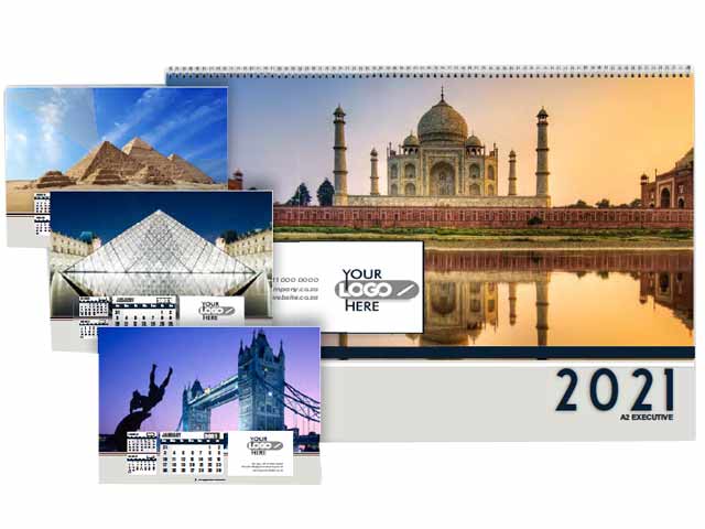 A3 Executive Wall Calendar - 13 Leaf - Image 2