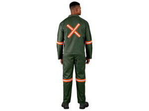 Acid Resistant Polycotton Conti Suit - Reflective Arm