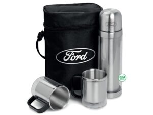 Admiral Stainless Steel Vacuum Flask And Mug Set