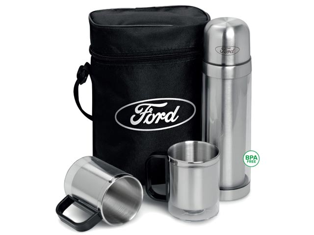 Admiral Stainless Steel Vacuum Flask And Mug Set