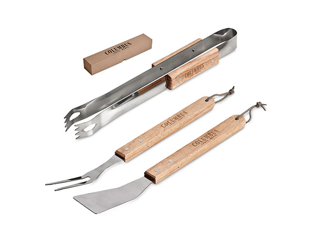 Altitude Palma Bamboo 3-Piece Braai Set