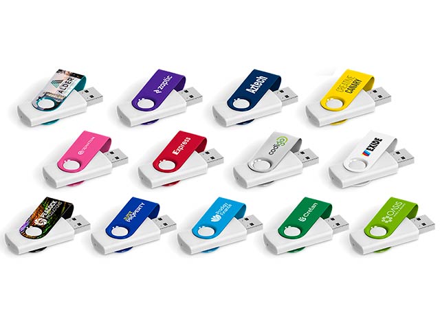 Axis Gyro White Flash Drive - 32Gb - Image 2