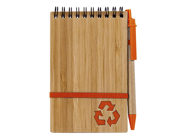 Bamboo Notebook With Pen - Image 5