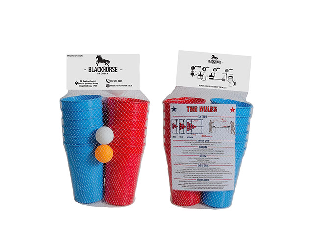 Beer Pong Set - Branded Cups