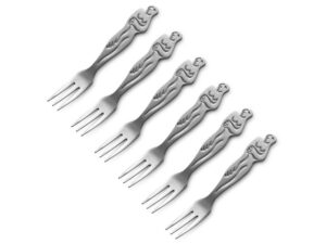 Cake Fork Set Of 6 - Woman