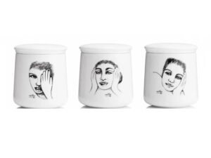 Canister Set Of 3 - Sketchbook Mix
