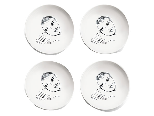 Cereal / Soup Bowl Set Of 4 - Lets Face It.