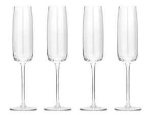 Champagne Flute Set Of 4 - Ripple