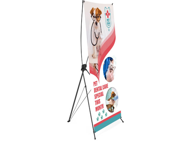 Champion Layflat Pvc X-Banner 80Cm X 180Cm