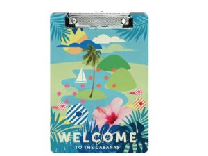 Clip Board A5 Clear With Print Insert