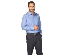 Cp3 Mens Selby Long Sleeve Minimal Geometric Print Shirt