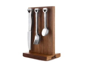 Cutlery 20Pc Set And Stand - Hanging Wave