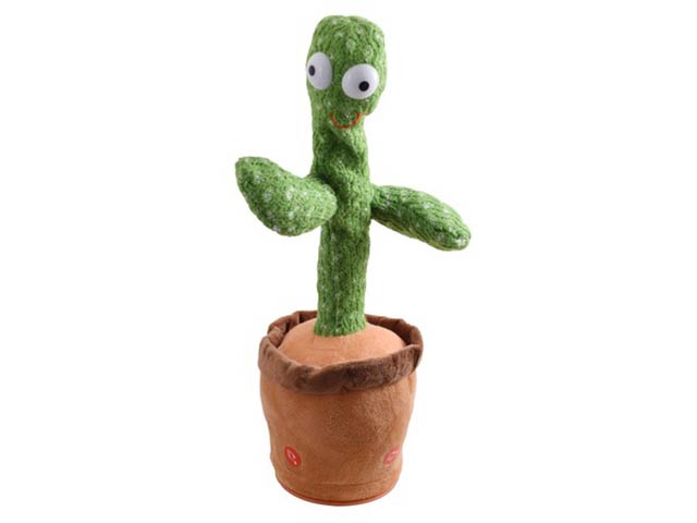 Dancing And Mimicking Cactus Plush Toy