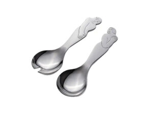 Deep Salad Servers - Woman Man