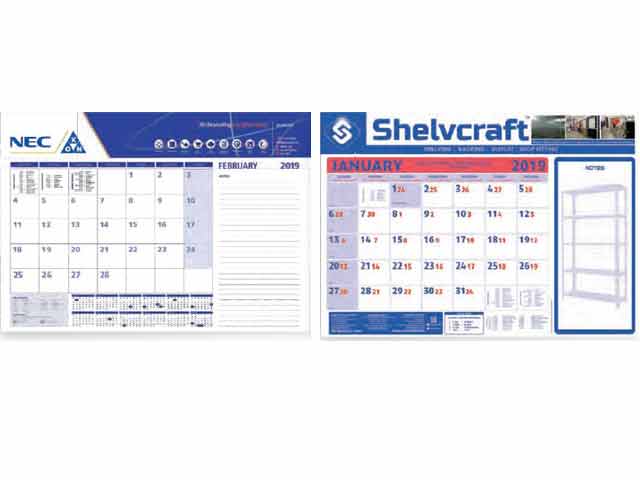 Desk Pad Calendar - Standard