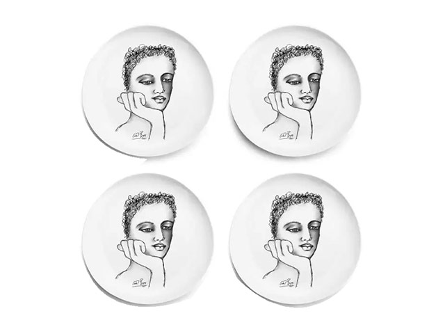 Dinner Plate Set Of 4 - Just A Thought