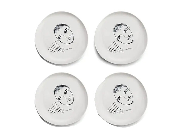 Dinner Plate Set Of 4 - Lets Face It