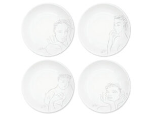 Dinner Plate Set Of 4 - Sketchbook Grey