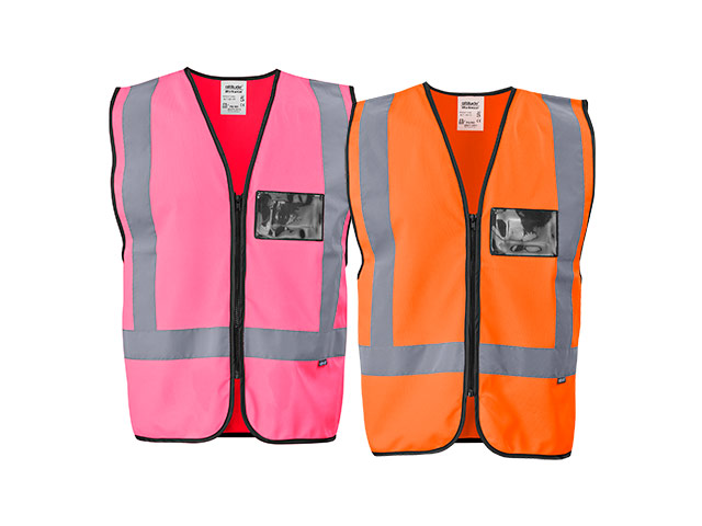 Direction En4 Hi-Viz Reflective Full Zip Vest - Image 2