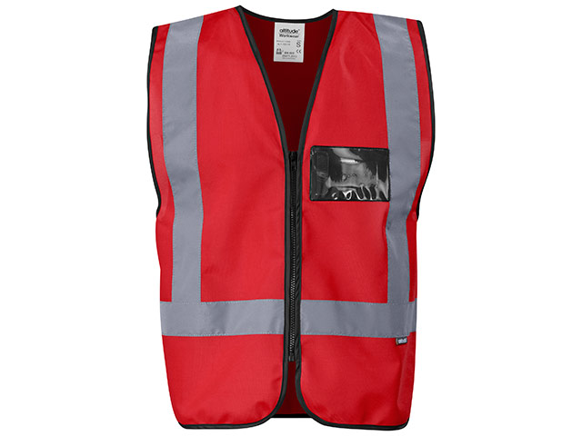 Direction En4 Hi-Viz Reflective Full Zip Vest - Image 3