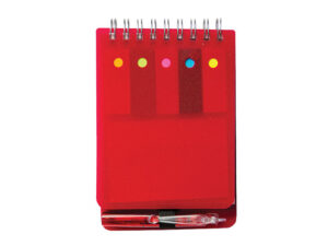 Dotty Note Book With Sticky Memos