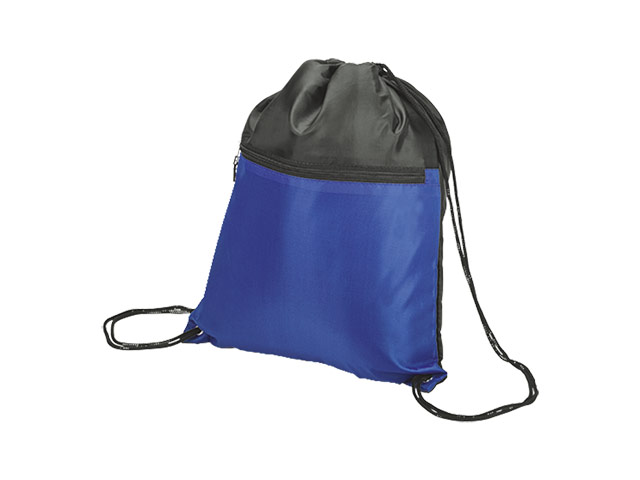 Drawstring Sport Bag With Zip Pocket - Image 3