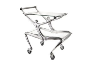 Drinks Trolley With Glass Top - Man