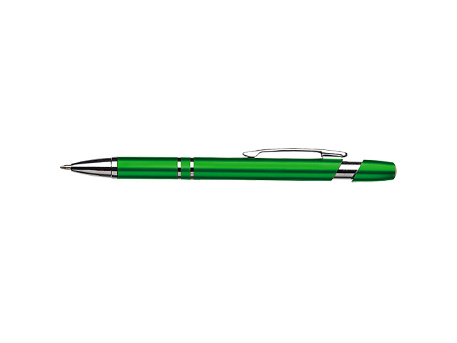 Dual Ring Metallic Ballpoint Pen - Image 3