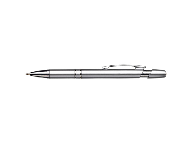 Dual Ring Metallic Ballpoint Pen - Image 4