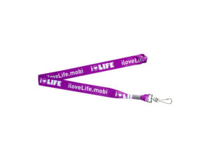 Dye Sublimated Lanyard Full Colour Branding On Both Sides With Swivel Hook Attachment