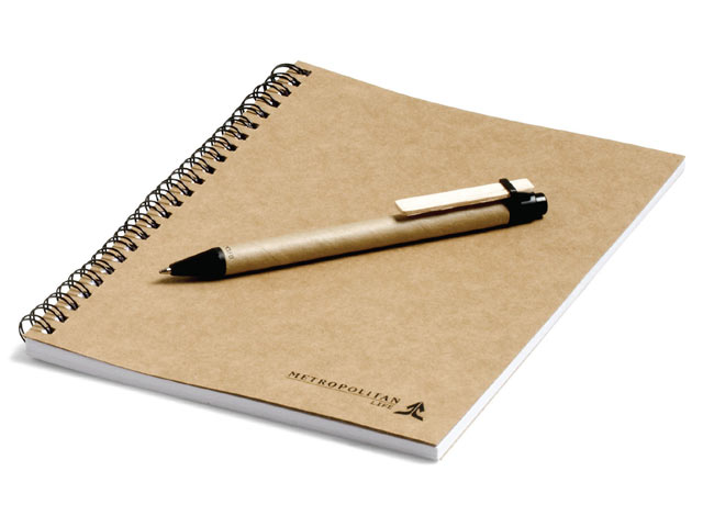 Eco-Logical A5 Notebook And Pen
