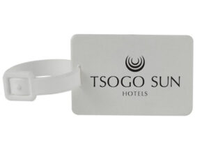 Flat Luggage Tag With Strap
