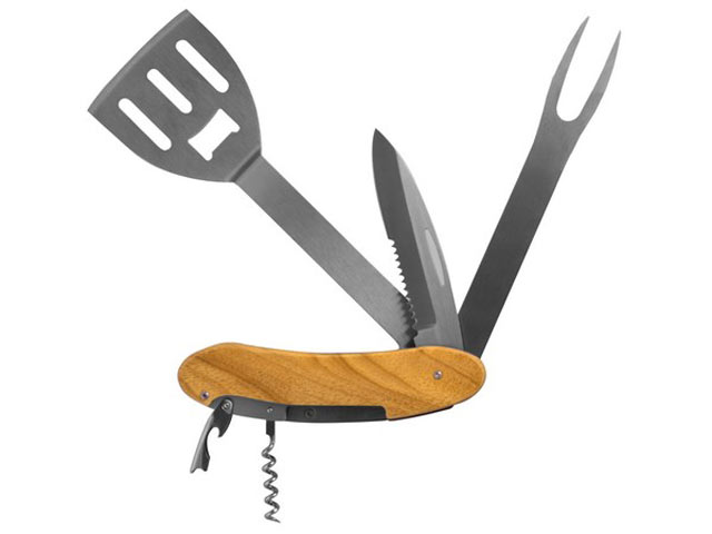 Foldable Braai Cutlery Tool - Image 2