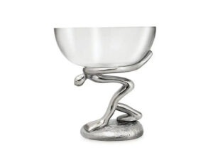 Glass Bowl And Stand - Atlas