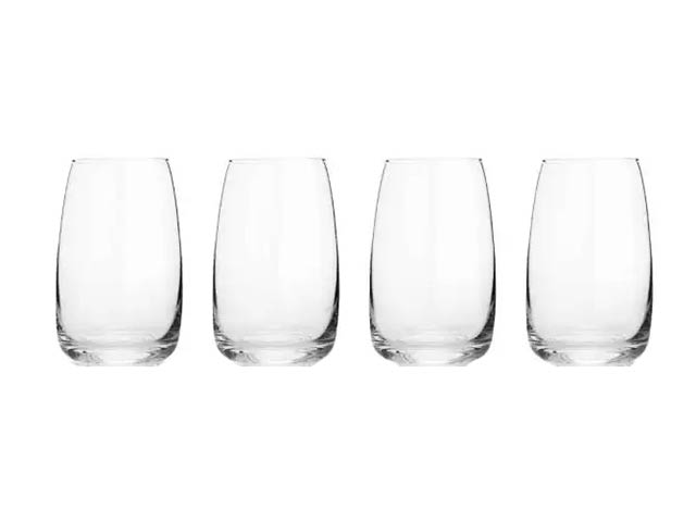 Hi Ball Glass Set Of 4 - Ripple