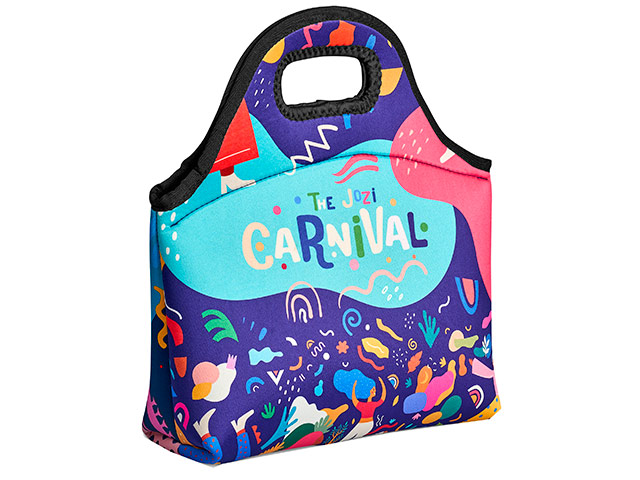 Hoppla Hobie Neoprene Lunch Cooler With Cut Out Handle