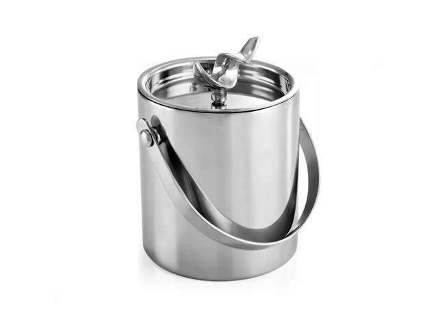 Ice Bucket With Handle - New Leaf