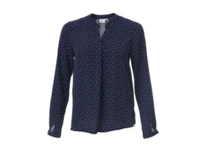 K231 Venice Ladies Long Sleeve Aria Blouse - Triangle Print Georgette