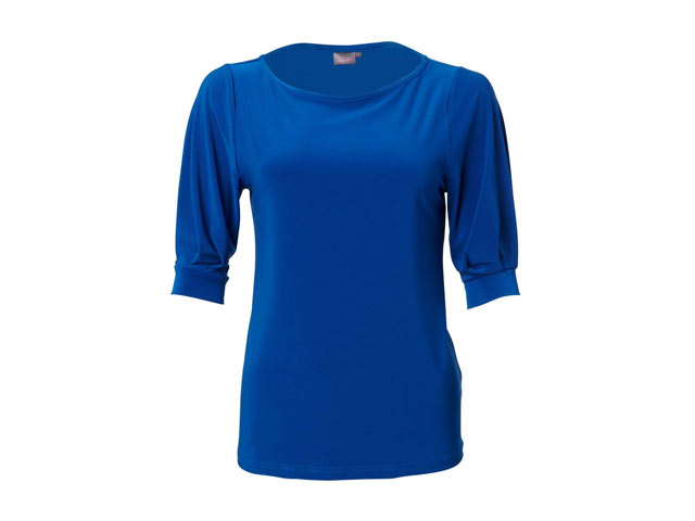 K232 Ladies Leah Elbow Length Sleeve Bon-Bon Knit Blouse - Image 4