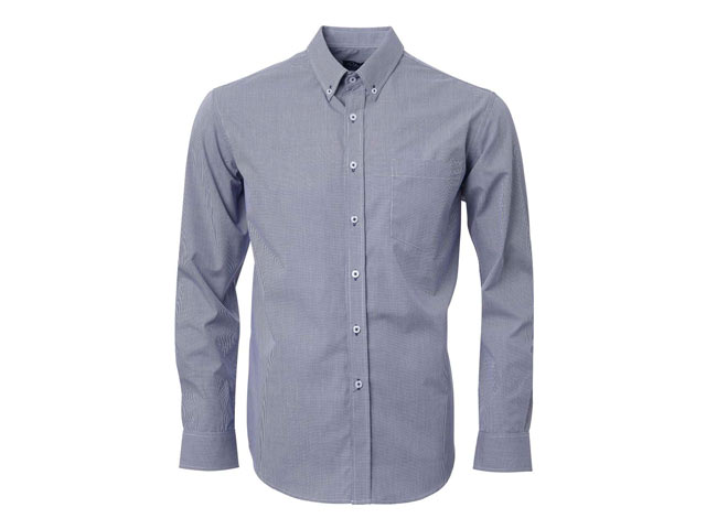 K236 Mens Windsor Long Sleeve Lounge Shirt - Image 2