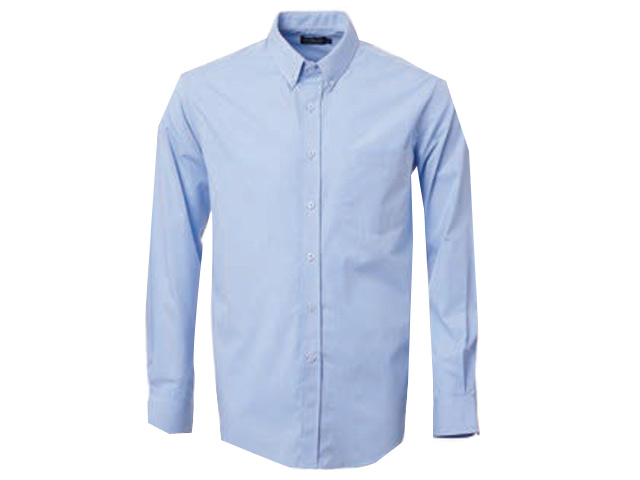 K236 Mens Windsor Long Sleeve Lounge Shirt - Image 3