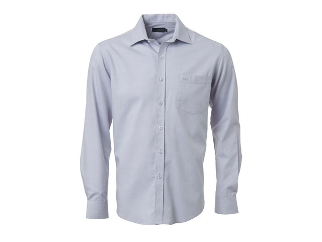 K237 Mens Carlo Galucci Lucca Diagonal Stripe Long Sleeve Shirt