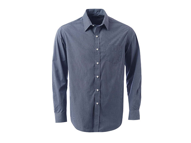 K262 Mens Sloane Minimal Check Long Sleeve Check Shirt - Image 2