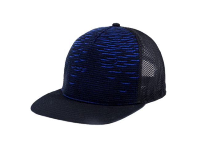 Knitted Flat Peak Trucker Cap - Image 4