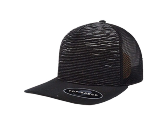 Knitted Flat Peak Trucker Cap