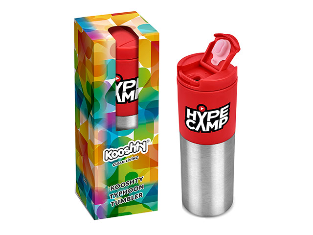 Kooshty Typhoon Stainless Steel And Plastic Double-Wall Tumbler-450Ml - Image 3